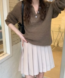 A'GEM/9 × .kom『.kom/ドットケーオーエム』プリーツスカート