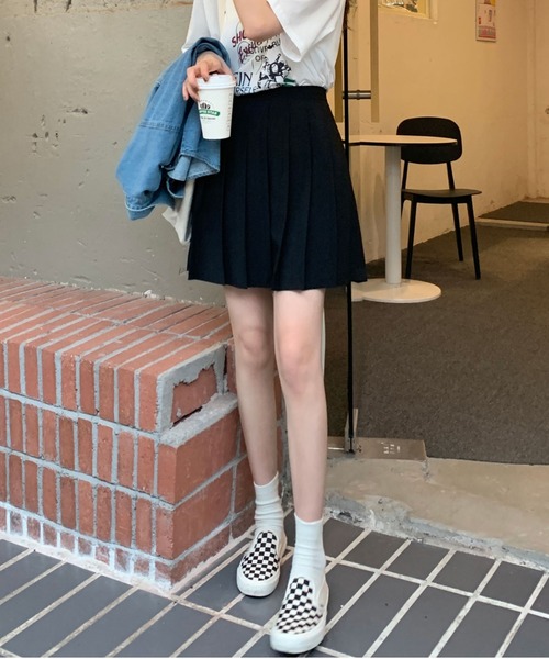 .KOM（ドットコム）の「A'GEM/9 × .kom『.kom/ドットケーオーエム』プリーツスカート（スカート・レディース・ブラック/ブラウン/グレー/アイボリー・S/M）」の16枚目の写真