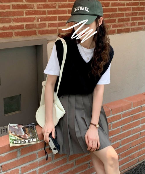 .KOM（ドットコム）の「A'GEM/9 × .kom『.kom/ドットケーオーエム』プリーツスカート（スカート・レディース・ブラック/ブラウン/グレー/アイボリー・S/M）」の12枚目の写真