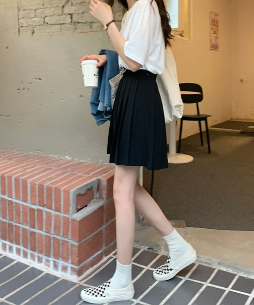 .KOM（ドットコム）の「A'GEM/9 × .kom『.kom/ドットケーオーエム』プリーツスカート（スカート・レディース・ブラック/ブラウン/グレー/アイボリー・S/M）」の20枚目の写真