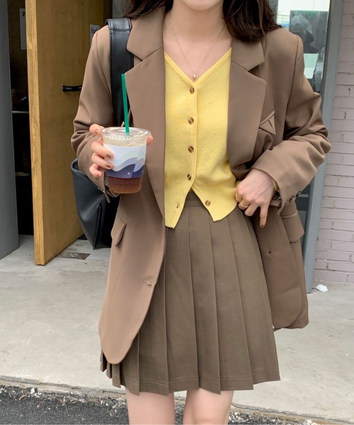 .KOM（ドットコム）の「A'GEM/9 × .kom『.kom/ドットケーオーエム』プリーツスカート（スカート・レディース・ブラック/ブラウン/グレー/アイボリー・S/M）」の11枚目の写真