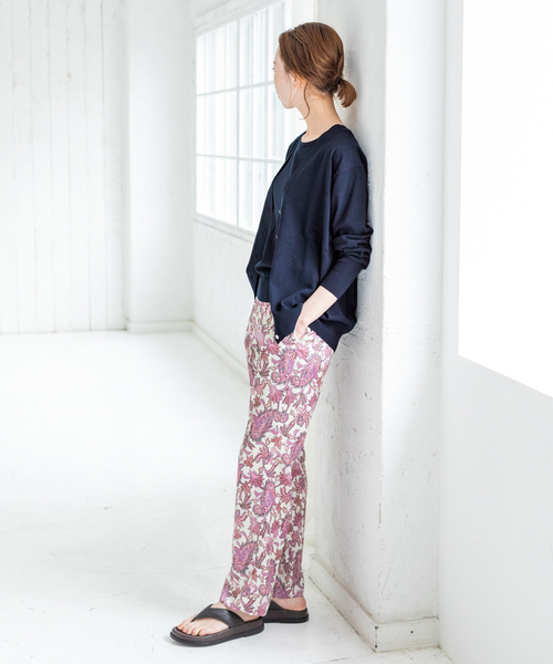 IENA（イエナ）の「FILARTEX Vネックアンサンブル◆（アンサンブル・レディース・ホワイト×ネイビー/グレー/イエロー/ネイビー/ブルー・FREE）」の22枚目の写真