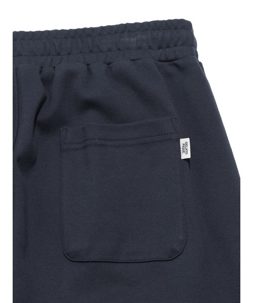 gelato pique（ジェラートピケ）の「【HOMME】スムースジョガーロングパンツ（ルームウェア/パジャマ・メンズ・ライム/ネイビー・MEDIUM/LARGE）」の10枚目の写真