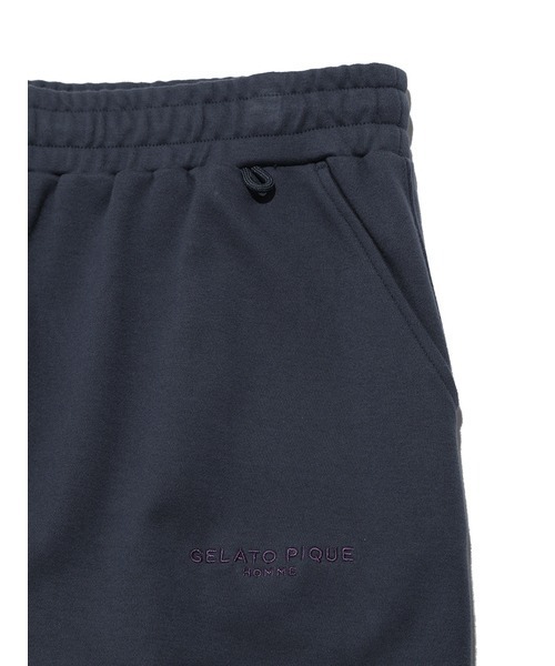 gelato pique（ジェラートピケ）の「【HOMME】スムースジョガーロングパンツ（ルームウェア/パジャマ・メンズ・ライム/ネイビー・MEDIUM/LARGE）」の8枚目の写真