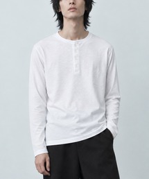 /Bd/ヘンリーネックスラブ天竺カットソー