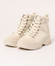 Lace Ladies | ハイカット レースアップ 厚底 スニーカー(スニーカー)