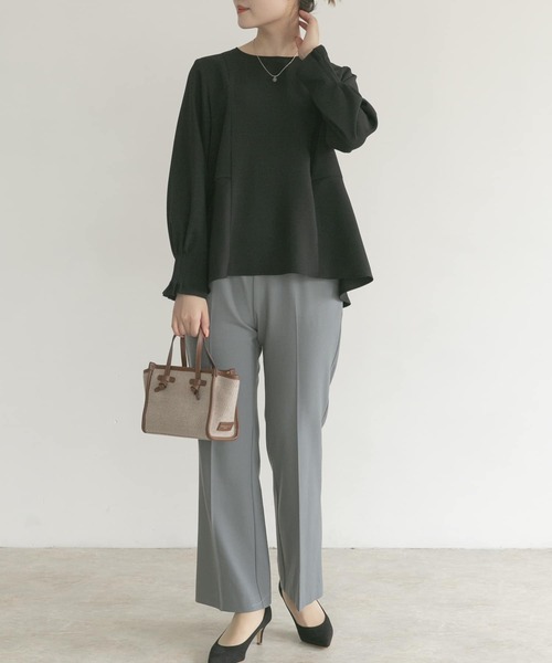 URBAN RESEARCH ROSSO WOMEN（アーバンリサーチ　ロッソ）の「バックフレアブラウス（シャツ/ブラウス・レディース・オフホワイト/ピンク/ブラック・FREE）」の12枚目の写真