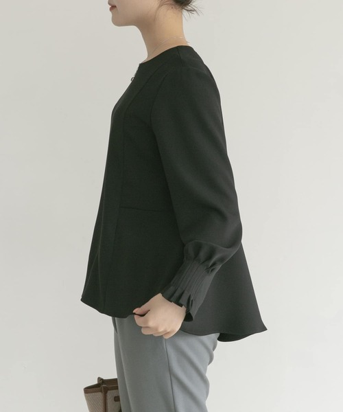 URBAN RESEARCH ROSSO WOMEN（アーバンリサーチ　ロッソ）の「バックフレアブラウス（シャツ/ブラウス・レディース・オフホワイト/ピンク/ブラック・FREE）」の14枚目の写真