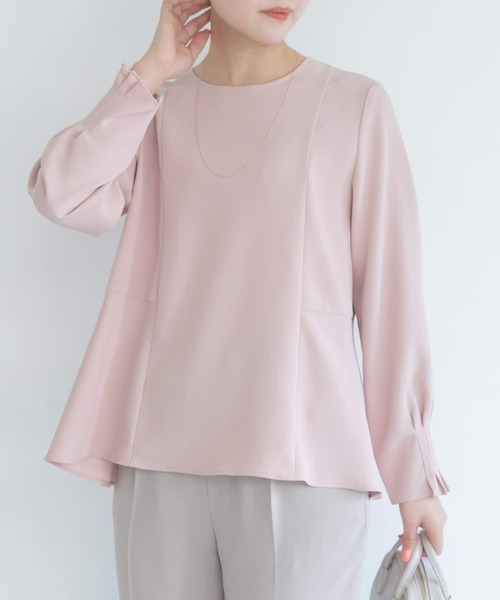 URBAN RESEARCH ROSSO WOMEN（アーバンリサーチ　ロッソ）の「バックフレアブラウス（シャツ/ブラウス・レディース・オフホワイト/ピンク/ブラック・FREE）」の15枚目の写真