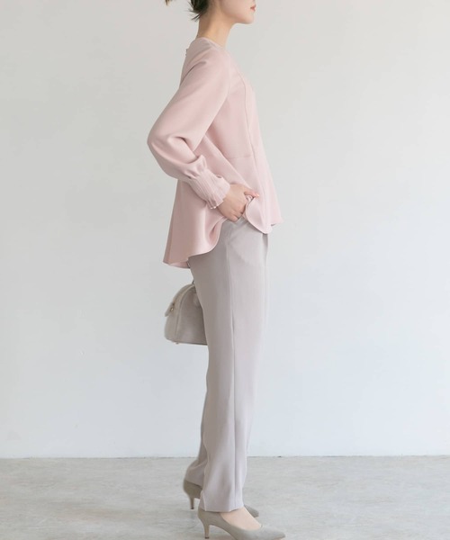 URBAN RESEARCH ROSSO WOMEN（アーバンリサーチ　ロッソ）の「バックフレアブラウス（シャツ/ブラウス・レディース・オフホワイト/ピンク/ブラック・FREE）」の19枚目の写真