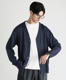 セミルーズシルエット ベーシックカーディガン