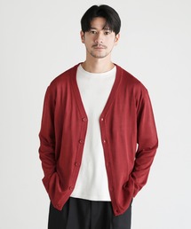 セミルーズシルエット ベーシックカーディガン