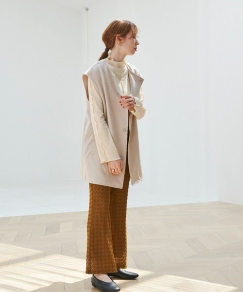 hinari（ヒナリ）の「レースイージーパンツ（その他パンツ・レディース・ブラウン/ライトカーキ/テラコッタ・SMALL/MEDIUM）」の9枚目の写真