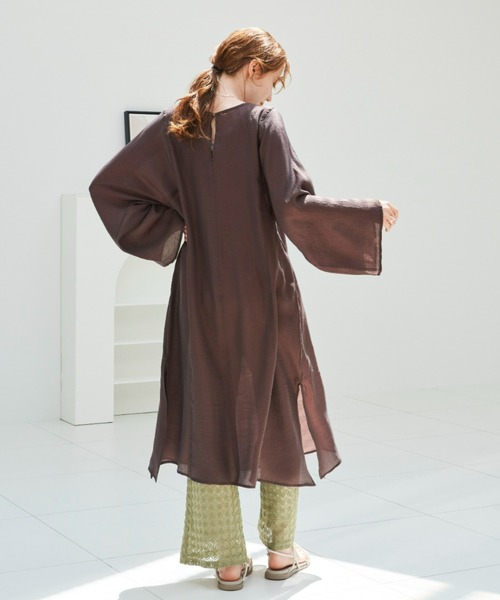 hinari（ヒナリ）の「レースイージーパンツ（その他パンツ・レディース・ブラウン/ライトカーキ/テラコッタ・SMALL/MEDIUM）」の17枚目の写真