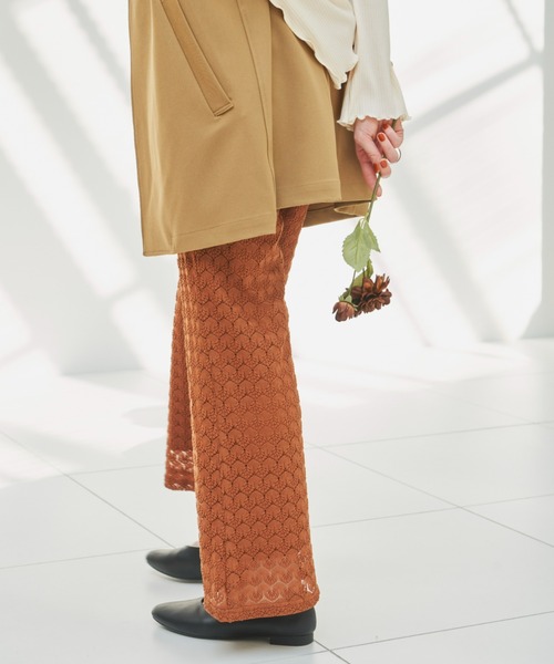 hinari（ヒナリ）の「レースイージーパンツ（その他パンツ・レディース・ブラウン/ライトカーキ/テラコッタ・SMALL/MEDIUM）」の20枚目の写真