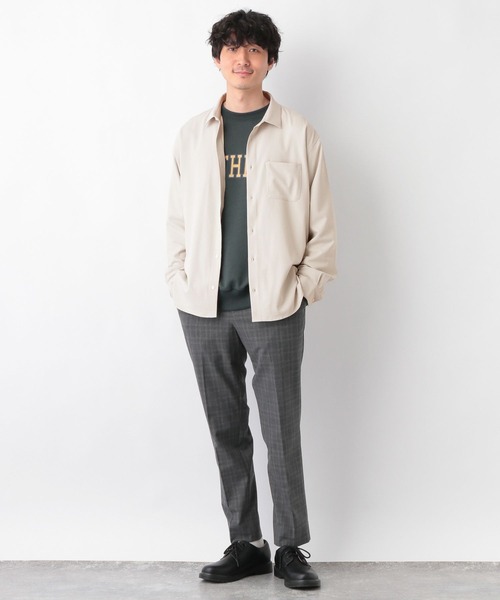 GLOBAL WORK(グローバルワーク)の「KEEP EASYシャツ/260975(シャツ/ブラウス・メンズ・ライトグレー/ブラック/ミント/ブルー・SMALL/MEDIUM/LARGE)」の10枚目の写真