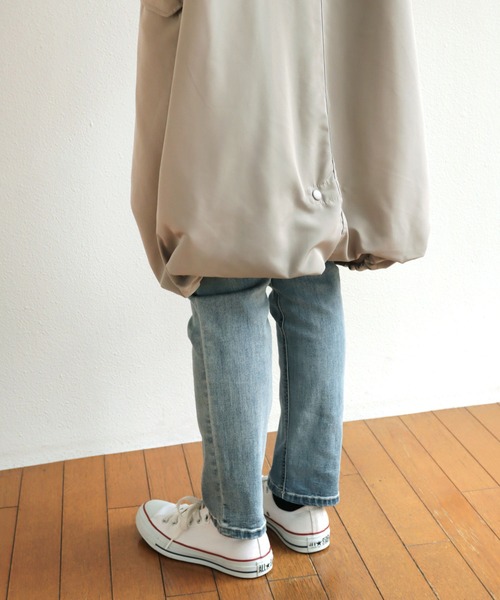 andme(アンドミー)の「スタンドカラーモッズコート(モッズコート・レディース・ブラック/アイボリー/グレイッシュベージュ/カーキ・M)」の17枚目の写真