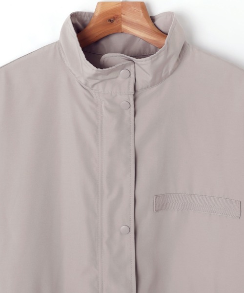 andme(アンドミー)の「スタンドカラーモッズコート(モッズコート・レディース・ブラック/アイボリー/グレイッシュベージュ/カーキ・M)」の18枚目の写真