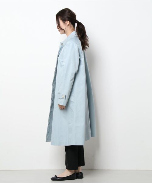 Te chichi（テチチ）の「フレアシルエットステンカラーコート（ステンカラーコート・レディース・グリーン/ブルー/ベージュ・ﾌﾘ-）」の4枚目の写真