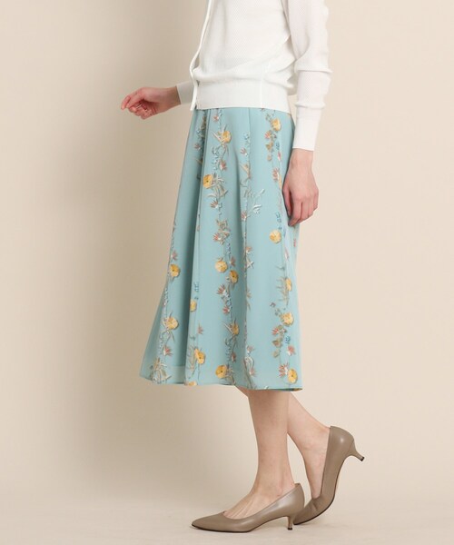 スーナウーナ パネルプリントスカート パネル柄／S〜L】プリント