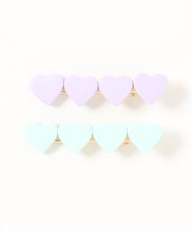 by LOVEiT | ハートクリップ（2個SET)(バレッタ/ヘアクリップ)