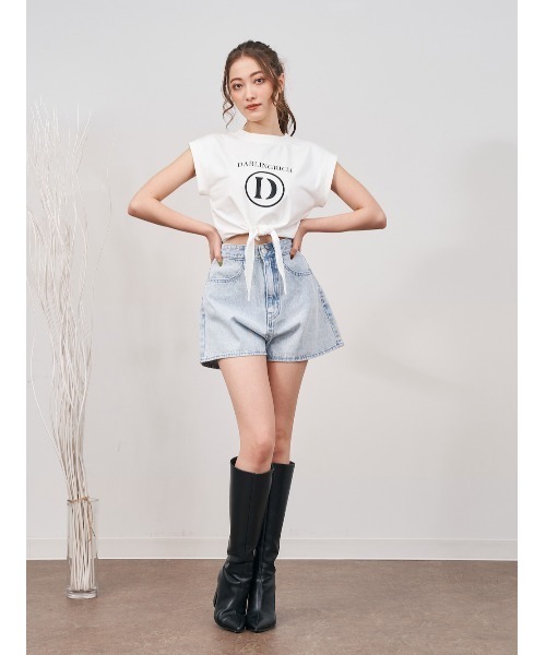 Darich（ダーリッチ）の「ウォッシュデニムショートパンツ