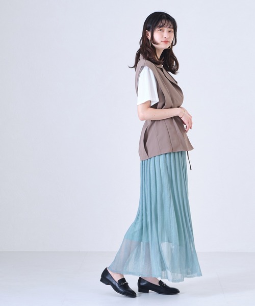 ORiental TRaffic（オリエンタルトラフィック）の「ビットモチーフレインローファー/R-1014（レインシューズ・レディース・ブラック/ベージュ/グレー・40/38/39/41/42/35/36/37/34/43/33）」の9枚目の写真