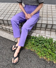 feepur | テーパードカラータックパンツ(スラックス)