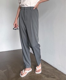 feepur | テーパードカラータックパンツ(スラックス)