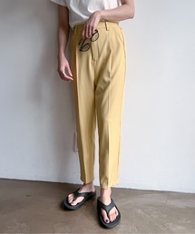 feepur | テーパードカラータックパンツ(スラックス)
