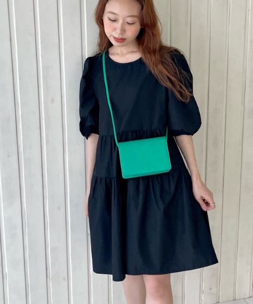 GIMME GIMME（ギミーギミー）の「【GIMME GIMME】Tiered dress gimw22s016（ワンピース・レディース・ブラック/ホワイト・M/S）」の13枚目の写真