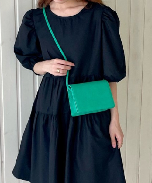 GIMME GIMME（ギミーギミー）の「【GIMME GIMME】Tiered dress gimw22s016（ワンピース・レディース・ブラック/ホワイト・M/S）」の15枚目の写真