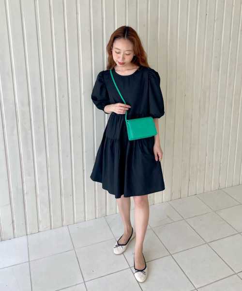 GIMME GIMME（ギミーギミー）の「【GIMME GIMME】Tiered dress gimw22s016（ワンピース・レディース・ブラック/ホワイト・M/S）」の16枚目の写真