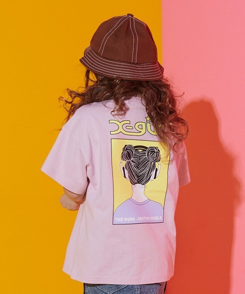 オンライン限定 ヘッドホンガールグラフィック半袖tシャツ Tシャツ カットソー X Girl Stages エックスガールステージス のファッション通販 Zozotown