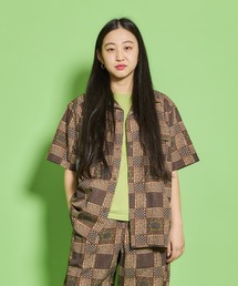 S/S CAMP SHIRT PRINTED RS / ショートスリーブ キャンプ シャツ プリント リサイズ