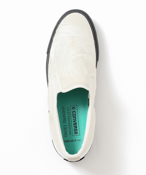 CONVERSE SKATEBOARDING（コンバーススケートボーディング）の「【Converse / コンバース】ＣＳ スリップオン ＳＫ シンペイウエノ ＋（スリッポン・メンズ・ホワイト・26cm/26.5cm/27cm/27.5cm/28cm）」の11枚目の写真