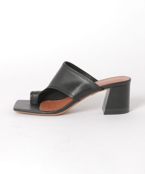 LOWRYS FARM（ローリーズファーム）の「トングヒールサンダル　260875（サンダル・レディース・ブラック/アイボリー・MEDIUM/LARGE）」の14枚目の写真