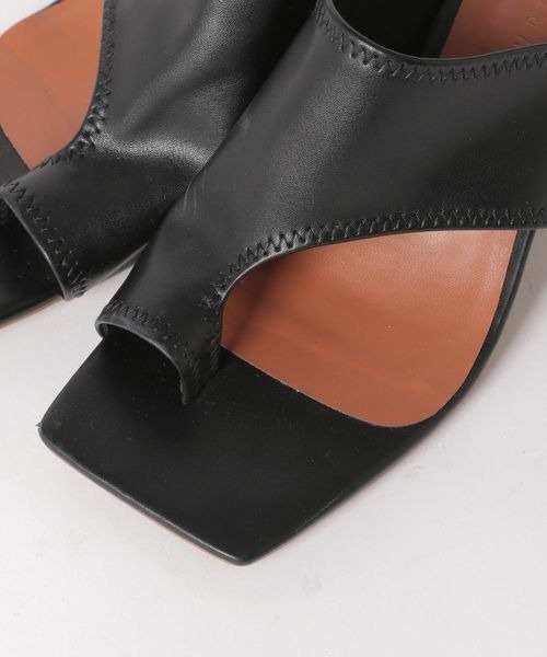 LOWRYS FARM（ローリーズファーム）の「トングヒールサンダル　260875（サンダル・レディース・ブラック/アイボリー・MEDIUM/LARGE）」の16枚目の写真