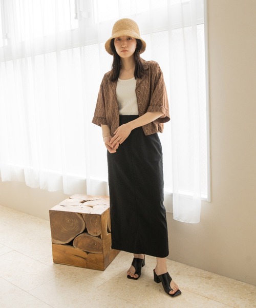 LOWRYS FARM（ローリーズファーム）の「トングヒールサンダル　260875（サンダル・レディース・ブラック/アイボリー・MEDIUM/LARGE）」の3枚目の写真