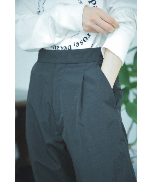 CREOLME（クレオルム）の「(CREOLME)ナイロントラックパンツ（その他パンツ・レディース・ホワイト系その他/ブラック・MEDIUM/SMALL）」の10枚目の写真