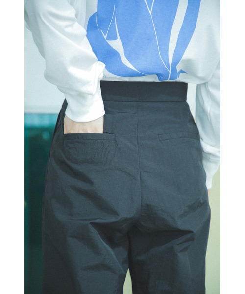 CREOLME（クレオルム）の「(CREOLME)ナイロントラックパンツ（その他パンツ・レディース・ホワイト系その他/ブラック・MEDIUM/SMALL）」の13枚目の写真