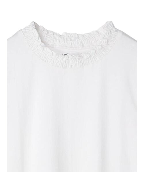 CRAFT STANDARD BOUTIQUE（クラフトスタンダードブティック）の「衿シャーリングタンクトップ　＊◆（タンクトップ・レディース・ブラック/オフホワイト・FREE）」の22枚目の写真