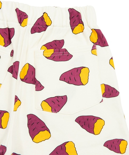 PUNYUS（プニュズ）の「フード総柄スウェットショーパン(IMO)（スウェットパンツ・レディース・パープル・1/2/3/4）」の6枚目の写真