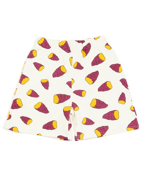 PUNYUS（プニュズ）の「フード総柄スウェットショーパン(IMO)（スウェットパンツ・レディース・パープル・1/2/3/4）」の7枚目の写真