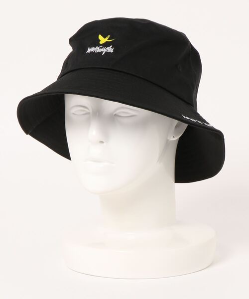 Mark Gonzales（マーク・ゴンザレス）の「【（What it isNt）ART BY MARKGONZALES / (ワットイットイズント) アートバイ マークゴンザレス 】 刺繍 バケット ハット / HAT（ハット・レディース・ホワイト/ブラック/ベージュ/ネイビー/ホワイト系その他/ブラック系その他/ベージュ系その他/ブルー系その他・FREE）」の4枚目の写真