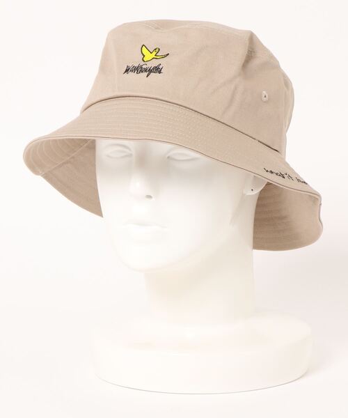 Mark Gonzales（マーク・ゴンザレス）の「【（What it isNt）ART BY MARKGONZALES / (ワットイットイズント) アートバイ マークゴンザレス 】 刺繍 バケット ハット / HAT（ハット・レディース・ホワイト/ブラック/ベージュ/ネイビー/ホワイト系その他/ブラック系その他/ベージュ系その他/ブルー系その他・FREE）」の6枚目の写真