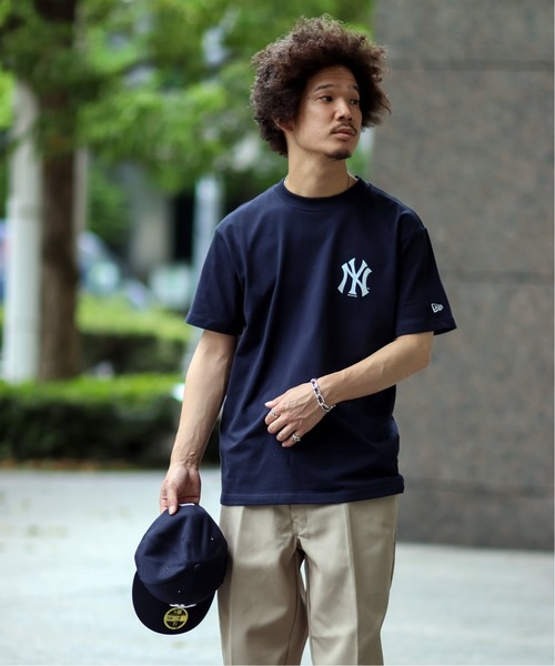 NEW ERA（ニューエラ）の「【NEW ERA / ニューエラ】 S/S Cotton Tシャツ2（Tシャツ/カットソー・メンズ・ホワイト/ブラック/ネイビー/ホワイト系その他・MEDIUM/LARGE）」の6枚目の写真