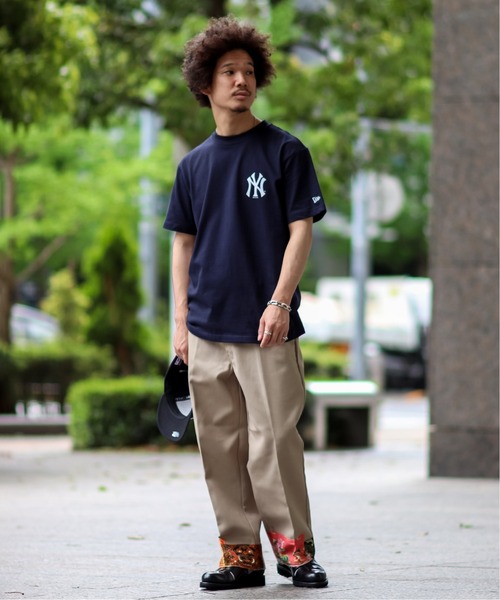 NEW ERA（ニューエラ）の「【NEW ERA / ニューエラ】 S/S Cotton Tシャツ2（Tシャツ/カットソー・メンズ・ホワイト/ブラック/ネイビー/ホワイト系その他・MEDIUM/LARGE）」の7枚目の写真
