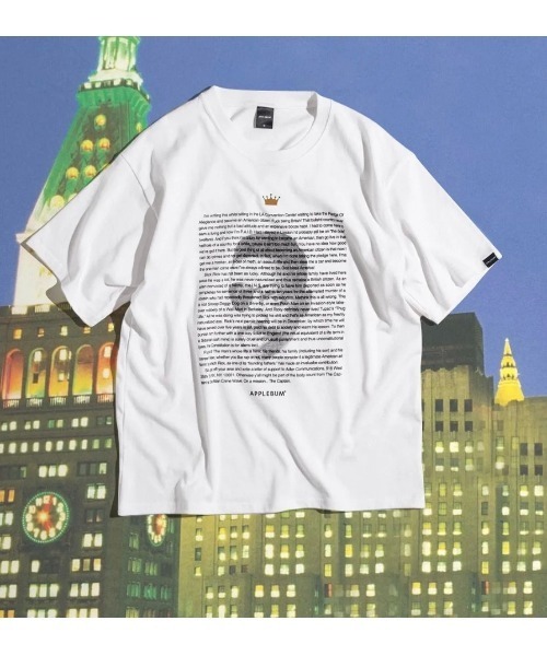 APPLEBUM（アップルバム）の「"Ruler's Back" T-Shirt（Tシャツ/カットソー・メンズ・ブラック/ホワイト・LARGE/MEDIUM/X-LARGE/XX-LARGE）」の2枚目の写真