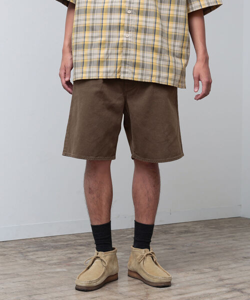 BEAMS（ビームス）の「BEAMS / 1プリーツ ワイドシルエット カラーショーツ（その他パンツ・メンズ・オリーブ/レッド系その他6・X-LARGE/MEDIUM/LARGE/SMALL）」の8枚目の写真